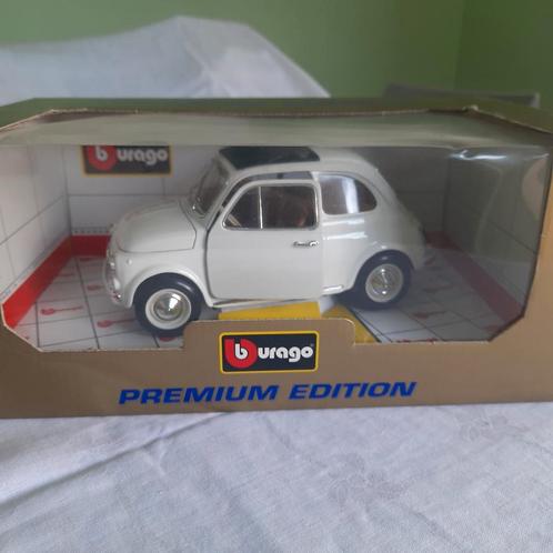 FIAT 500F 1/18 MODEL 27071847 BURAGO PREMIUM ED.*NEW*, Hobby en Vrije tijd, Modelauto's | 1:18, Nieuw, Auto, Burago, Ophalen
