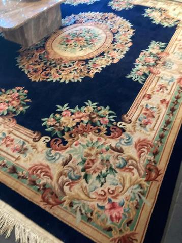 Vintage vloerkleed 430x310 aubusson handgeknoopt beschikbaar voor biedingen