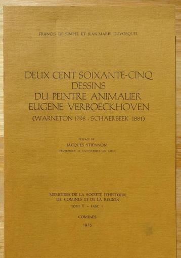 Eugène Verboeckhoven, peintre animalier, 265 dessins, 1975 C beschikbaar voor biedingen