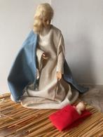 Kerststal / Kerstgroep Maria met Kindje Jezus in was, Ophalen of Verzenden, Gebruikt