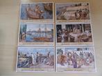 tirages liebig oxo, série complète de 6 cartes, Collections, Autres sujets/thèmes, 1940 à 1960, Enlèvement ou Envoi, Gravure