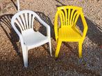 2 kinderstoelen stapelbaar, Ophalen, Gebruikt
