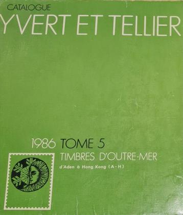 Album Yvert et Tellier Timbres d' Outre-Mer 1986 beschikbaar voor biedingen