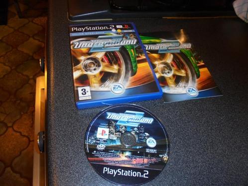 Playstation 2 Need for speed Underground 2 (orig-compleet), Games en Spelcomputers, Games | Sony PlayStation 2, Gebruikt, Racen en Vliegen