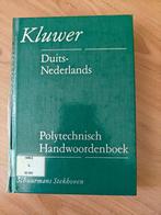 Kluwer D/N Polytechnisch Handwoordenboek, Boeken, Woordenboeken, Duits, Overige uitgevers, Ophalen of Verzenden, Zo goed als nieuw