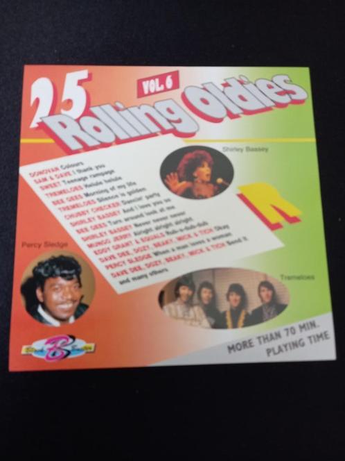 25 Rolling Oldies Vol. 6 Cd = Mint, Cd's en Dvd's, Cd's | Pop, Zo goed als nieuw, 1960 tot 1980, Ophalen of Verzenden