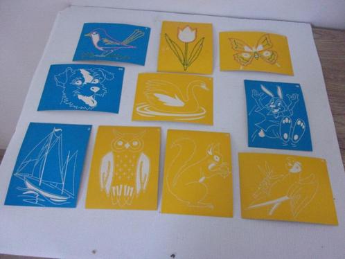 set borduurkaarten, Hobby en Vrije tijd, Borduren en Borduurmachines, Borduurpakket, Handborduren, Ophalen of Verzenden