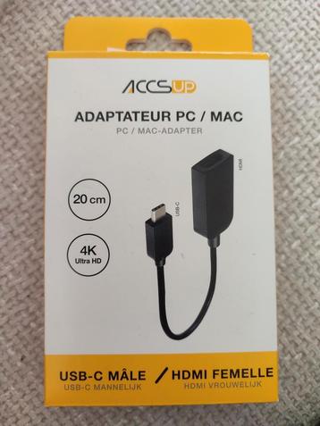 Adapter usb-c naar HDMI beschikbaar voor biedingen