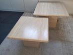 Salontafelset in Travertin, Ophalen, Overige materialen, Gebruikt, 50 tot 100 cm