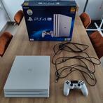 Playstation 4 pro Blanc avec boite, Consoles de jeu & Jeux vidéo, Comme neuf, Avec 1 manette, Enlèvement ou Envoi, 1 TB