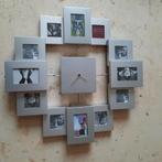 Wandklok Met Fotolijst - Moderne Fotoklok - Grote Fotokader, Audio, Tv en Foto, Fotografie | Fotolijsten, Ophalen of Verzenden