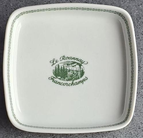 Beau petit cendrier en porcelaine Le Roannay Francorchamps, Verzamelen, Merken en Reclamevoorwerpen, Nieuw, Overige typen, Ophalen of Verzenden