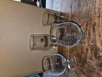 4 bierglazen lot Deense bieren  beschikbaar voor biedingen