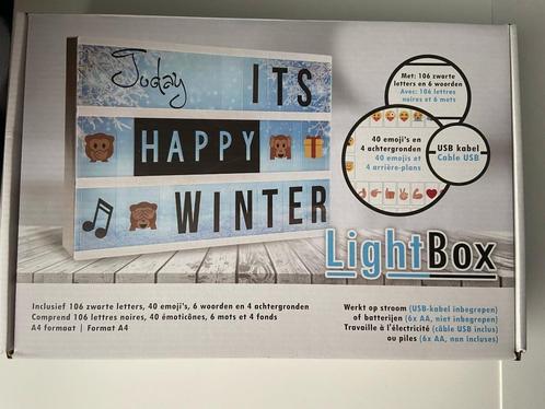 Light box, Huis en Inrichting, Woonaccessoires | Tekstborden en Spreuken, Zo goed als nieuw, Ophalen