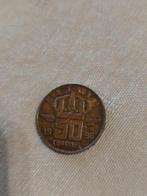 50 Centimes / België / 1996/ Mijnwerker, Postzegels en Munten, Munten | België, Verzenden, Verguld, Losse munt