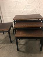 4 leuke vintage bijzettafels mimiset stijl Pastoe, Huis en Inrichting, Ophalen, Gebruikt