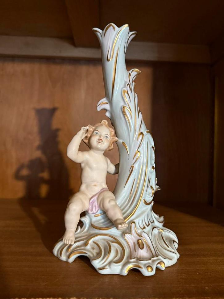 Vintage kandelaar ALKA kunst, Antiek en Kunst, Antiek | Porselein, Ophalen