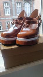Chaussures à lacets haut talons, Kleding | Dames, Ophalen, Autre, Bruin, Nieuw