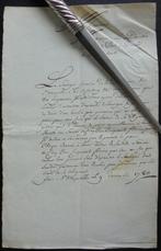 BRUSSEL Anno 1780. Bief i.v.m. DILGENCE Brusssel-Gent., Antiek en Kunst, Antiek | Boeken en Manuscripten, Ophalen of Verzenden