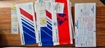 Air France-tickets en instapkaarten 1986-1987