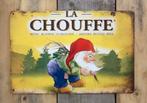 La Chouffe – metalen decoratie plaat., Collections, Marques & Objets publicitaires, Enlèvement ou Envoi, Neuf, Panneau publicitaire