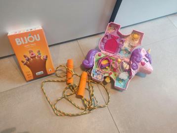 Polly pocket eenhoorn - hey clay 'bijou' - springtouw beschikbaar voor biedingen