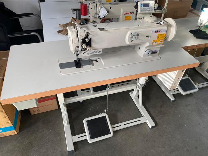Industriële naaimachine lange arm 45cm 3voudig transport aut, Hobby en Vrije tijd, Naaimachines en Toebehoren, Nieuw, Naaimachine