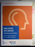 Syllabus kwalitatieve data analyse, Livres, Livres d'étude & Cours, Enlèvement ou Envoi, Utilisé, Enseignement supérieur