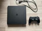 PS4 Slim 500GB met 2 controllers & game, Games en Spelcomputers, Spelcomputers | Sony PlayStation 4, 500 GB, Met 2 controllers