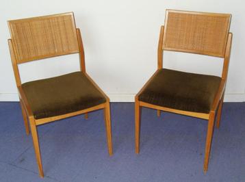 2 CHAISES SCANDINAVE Chaise en bois beschikbaar voor biedingen