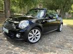 mini cabrio leder **navi**pdc**alu velgen**airco**, Voorwielaandrijving, Zwart, 4 cilinders, Zwart