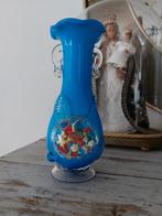 Vase italien bleu de Murano 21cm, Enlèvement ou Envoi