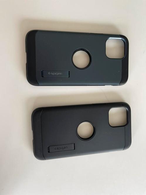 Tough Armor Spigen iPhone 12 Pro Max hoesje blauw en zwart, Telecommunicatie, Mobiele telefoons | Hoesjes en Screenprotectors | Overige merken