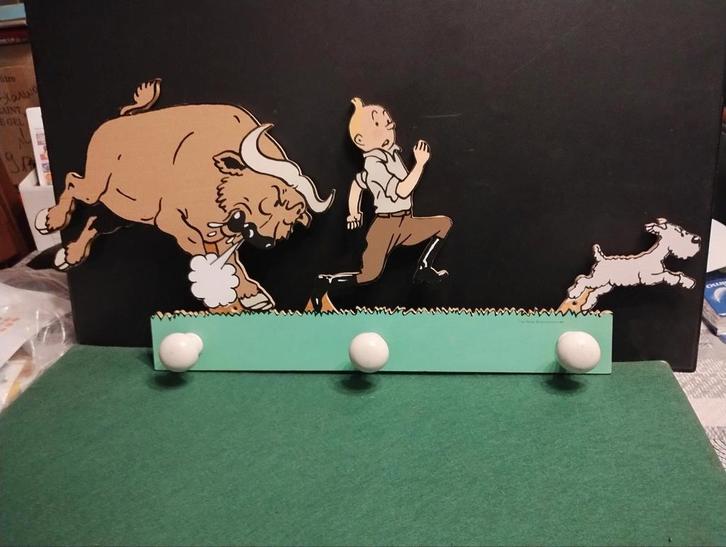trousselier kuifje in congo kapstok 1988 .herge.lombard., Verzamelen, Stripfiguren, Zo goed als nieuw, Gebruiksvoorwerp, Kuifje