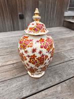 vase moderniste Boch Frères Keralux Fleur de saxe, Antiek en Kunst, Ophalen