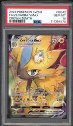 Zeraora VMAX [FA] PSA 10 - GG42/GG70 - Couronne Zénith 2023, Enlèvement ou Envoi, Comme neuf, Cartes en vrac