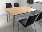 Keukentafel plus stoelen, Tuin en Terras, Ophalen, Zo goed als nieuw