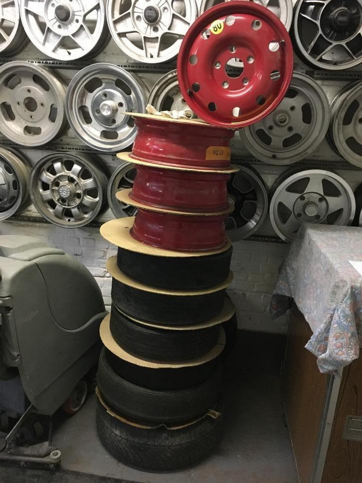 velgen ruil porsche of kever 4x130 5x130, Hobby en Vrije tijd, Overige Hobby en Vrije tijd, Zo goed als nieuw, Ophalen of Verzenden
