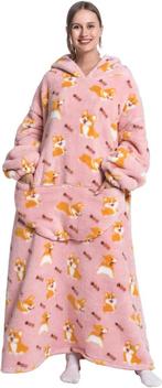 Oversized deken met capuchon | zachte fleece, Joreay, -, Verzenden, -