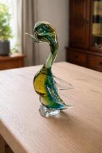 Vintage handgeblazen glazen eend – 20 cm, Enlèvement ou Envoi