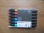 Winsor & Newton promarker brush rich tones 6 stiften   nieuw, Enlèvement ou Envoi, Neuf, Crayon ou Feutre