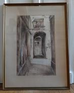 Aquarelle d'une ruelle, Ophalen