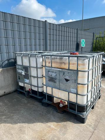 IBC 1000 liter - 2 stuks, Tuin en Terras, Regentonnen, Ophalen, Gebruikt