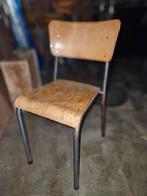 school stoelen, Ophalen, Gebruikt, Bruin, Vintage
