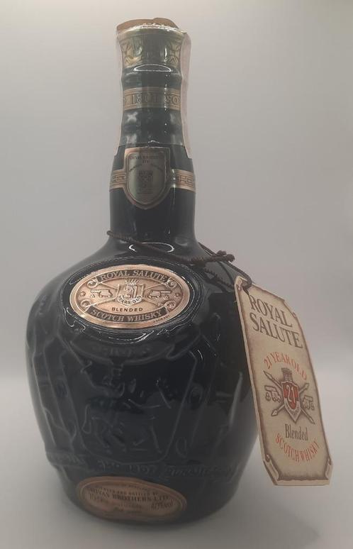 Royal Salute Scotch Whisky, Chivas, fles van begin 1980, Verzamelen, Wijnen, Nieuw, Overige typen, Overige gebieden, Vol, Ophalen of Verzenden