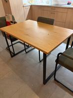 Houten tafel, Huis en Inrichting, Tafels | Eettafels, Ophalen, 100 tot 150 cm, 50 tot 100 cm, Zo goed als nieuw