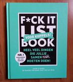 F*CK-it list voor koppels - Diego Jacob & Haver, Livres, Psychologie, Envoi, Neuf, Psychologie sociale, Diego Jacob