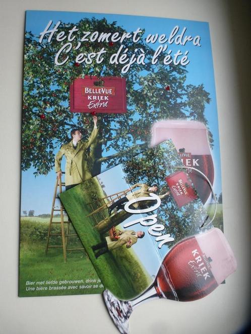 PUBLICITÉ DE LA BIÈRE KRIEK BELLE-VUE avec 5 lumières, Collections, Marques de bière, Utilisé, Autres marques, Envoi