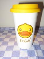 Porseleinen drinkbeker met geel eendje - B.Duck, Ophalen of Verzenden, Zo goed als nieuw