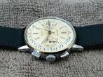 Breitling Cadette Chronograph, 1968, serviced, Handtassen en Accessoires, Horloges | Antiek, Staal, Met bandje, Breitling, Polshorloge